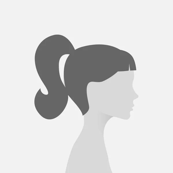 Ícone de perfil avatar padrão. Foto de espaço reservado cinza . — Vetor de Stock