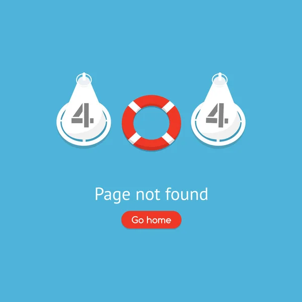 Błąd 404 strona nie znaleziono. — Wektor stockowy