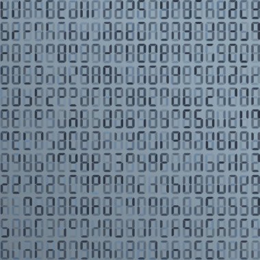 Mavi uzaylı, anlaşılmaz bilgisayar kodu. Arka plan. Hacker saldırı. Oluşturulan bilgisayar kodu kavramı