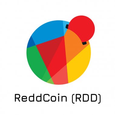 Reddcoin (Rdd). Ben sikke vektör çizim Kripto