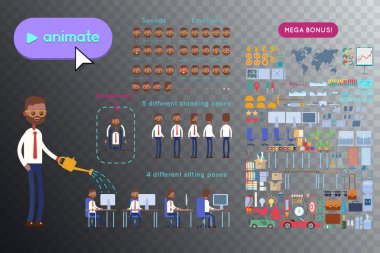 Karakter Oluşturucu. Hintli işadamı
