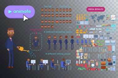 Karakter Oluşturucu. Hintli işadamı