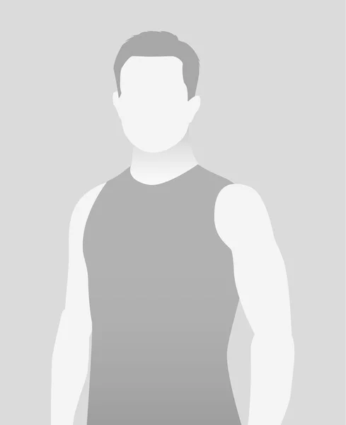 Default marcador de posición entrenador de fitness en una camiseta . — Vector de stock