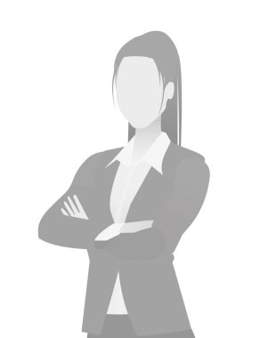 Varsayılan yer tutucu iş kadını varoluş por