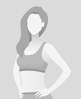 Varsayılan yer tutucu fitness eğitmeni bir T-shirt.