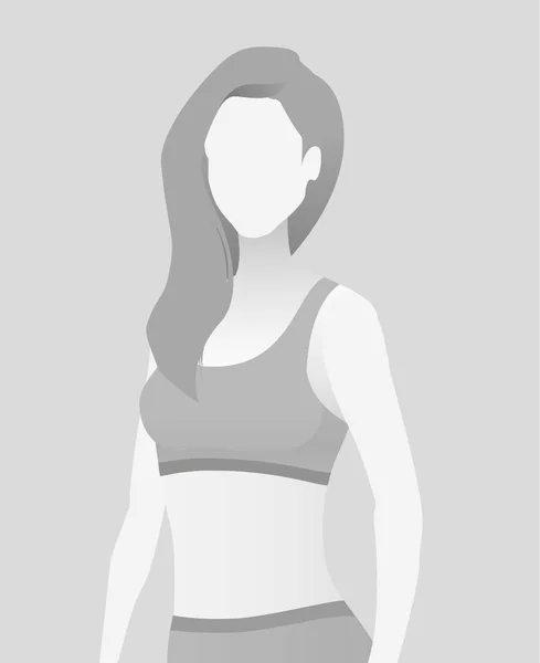 Default marcador de posición entrenador de fitness en una camiseta . — Vector de stock