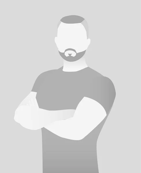 Default marcador de posición entrenador de fitness en una camiseta . — Vector de stock