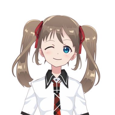 Anime manga avatar kız öğrenci