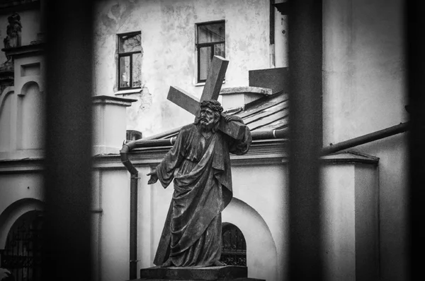 Jesús lleva la cruz — Foto de Stock