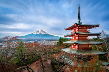 Fuji Dağı, Chureito Pagoda Güz