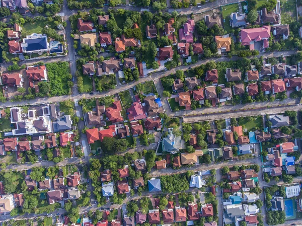 Residential area aerial view