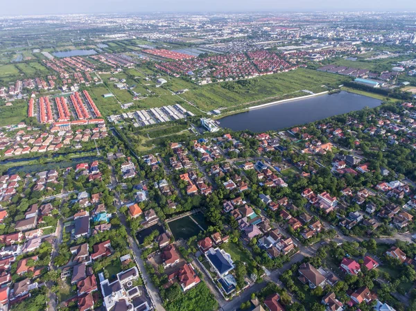 Zona residenziale vista aerea — Foto Stock