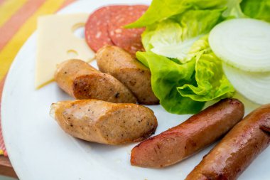 İngiliz kahvaltısı düşük alan derinliği içinde