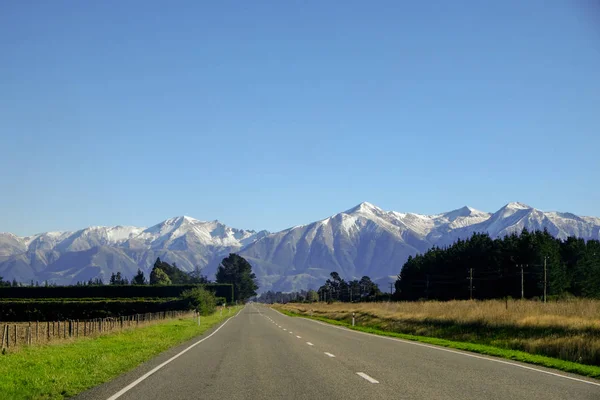 Road to mount cook, New Zealand — Stock Photo, Image