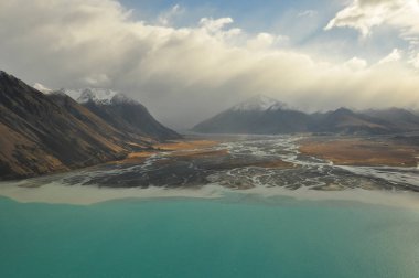 Lake Tekapo, Yeni Zelanda manzara