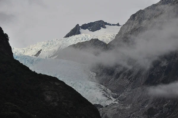 Ледник Франца Иосифа Нового Зеландия — стоковое фото