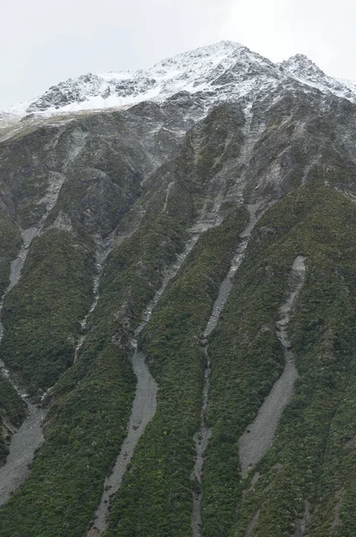 Макро зумом, щоб гору Кука, Нова Зеландія — стокове фото