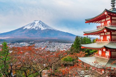 Fuji Dağı, Chureito Pagoda Güz