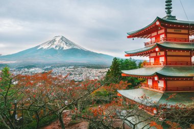 Fuji Dağı, Chureito Pagoda Güz