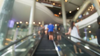 Alışveriş Merkezi binasının arka plan bulanık