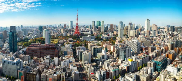 Panoramautsikt över Tokyo tower, Japan — Stockfoto