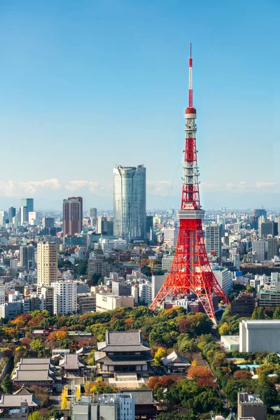 Torre de Tokio, Japón - Tokyo City Skyline y Cityscape —  Fotos de Stock