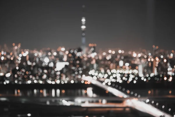 Sfocatura città luce sfondo astratto — Foto Stock