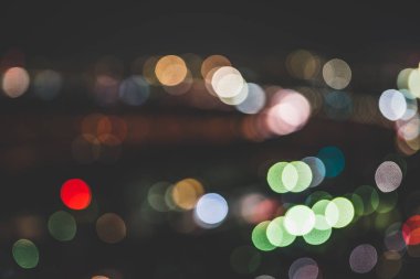 Şehir ışık arka plan bulanıklık