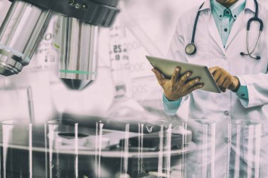 Tıbbi araştırma kavramı.