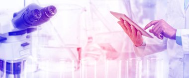 Araştırma ve teknoloji kavramı.