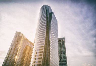 Modern ofis binaları şehir merkezinde