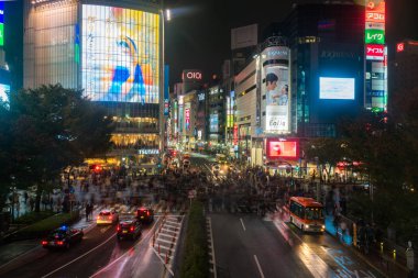 Shibuya Tokyo, Japonya'da geçiş Scramble