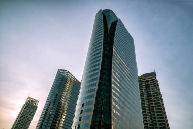 Modern ofis binaları şehir merkezinde