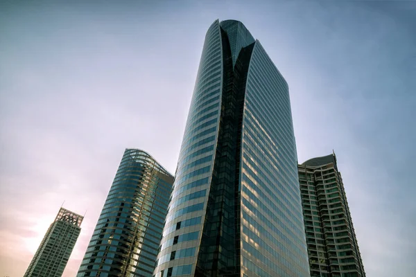 Modern office buildings in city center — Stock Photo, Image