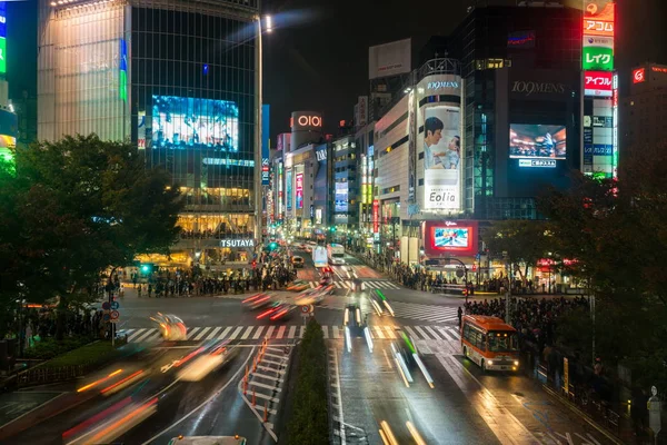 Shibuya Scramble Crossing i Tokyo, Japan — Stockfoto