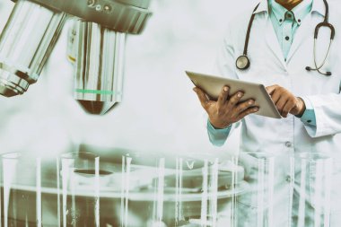 Tıbbi araştırma kavramı.