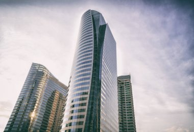 Modern ofis binaları şehir merkezinde
