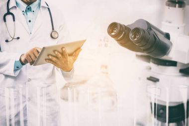 Tıbbi araştırma kavramı.