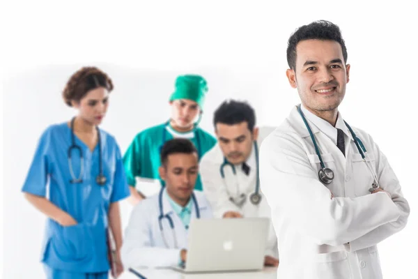 Ιατρικές ανθρώπους ομάδα - γιατρός, νοσοκόμα και χειρουργός — Φωτογραφία Αρχείου