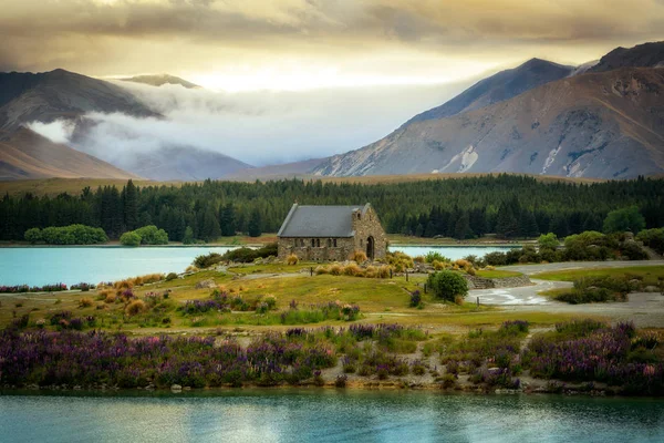 Kerk van de goede herder, New Zealand — Stockfoto