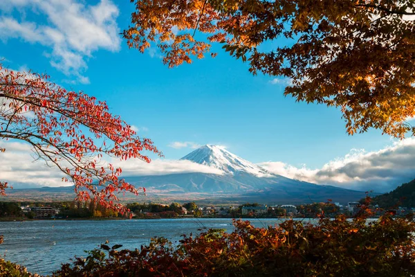 Mount Fuji sonbahar renk, Japonya