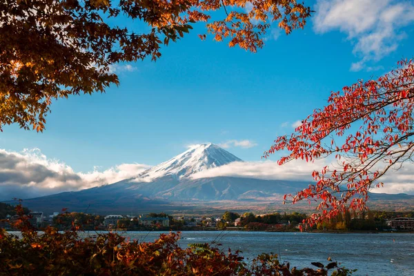 Mount Fuji sonbahar renk, Japonya — Stok fotoğraf