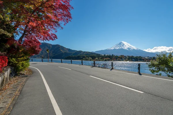 Mount Fuji w Jesienne barwy w Japonii — Zdjęcie stockowe