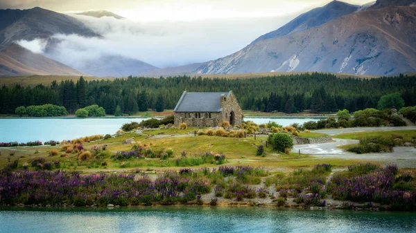 Kerk van de goede herder, New Zealand — Stockfoto