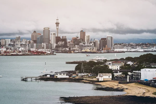Auckland City Skyline, Neuseeland — Stockfoto