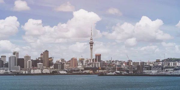 Auckland city skyline, Új-Zéland — Stock Fotó