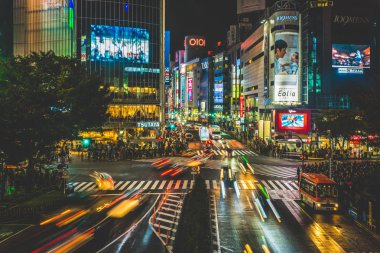 Shibuya Tokyo, Japonya'da geçiş Scramble