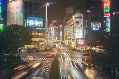 Shibuya Tokyo, Japonya'da geçiş Scramble