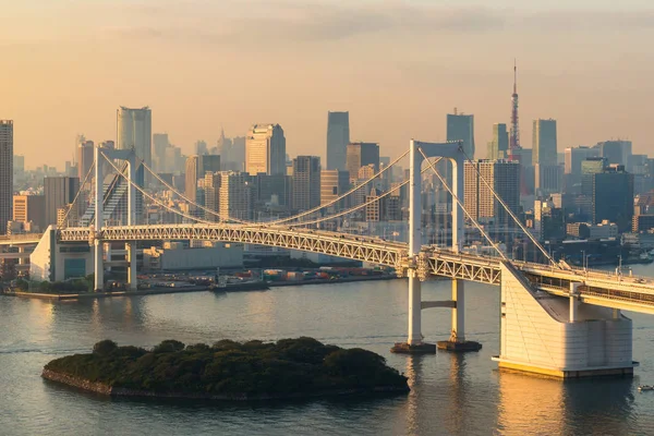 Tokyo Tower y Rainbow Bridge en Japón —  Fotos de Stock