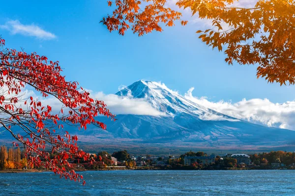 Mount Fuji sonbahar renk, Japonya